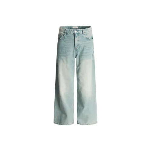 FDYZ Бирюзовые Унисекс Джинсы