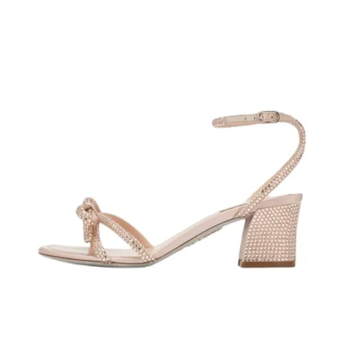 RENE CAOVILLA Nicole One Strap Sandals 5cm Women's Nude