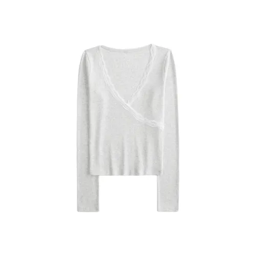 Hollister Серые Женские T-рубашки