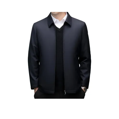 PIERRE CARDIN Темно-синие мужские куртки