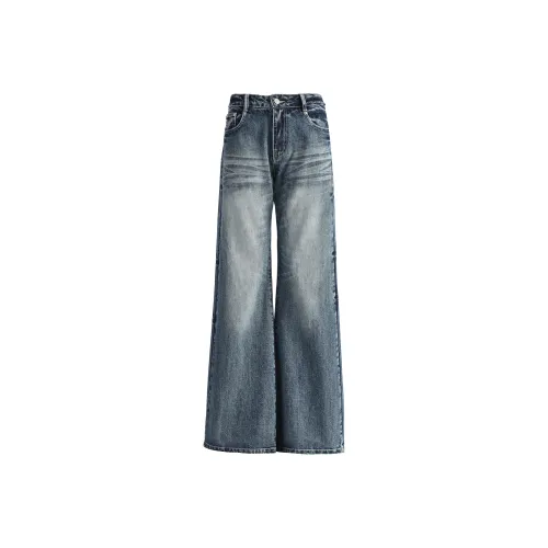 MENING Светло-синие женские джинсы