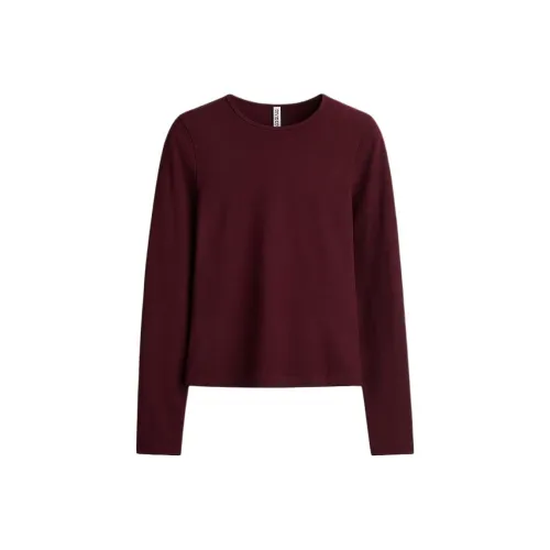 H M Бургунди Женские T-рубашки