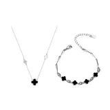 Счастливый Клевер Четырехлистный Коллекция (Серебряный)