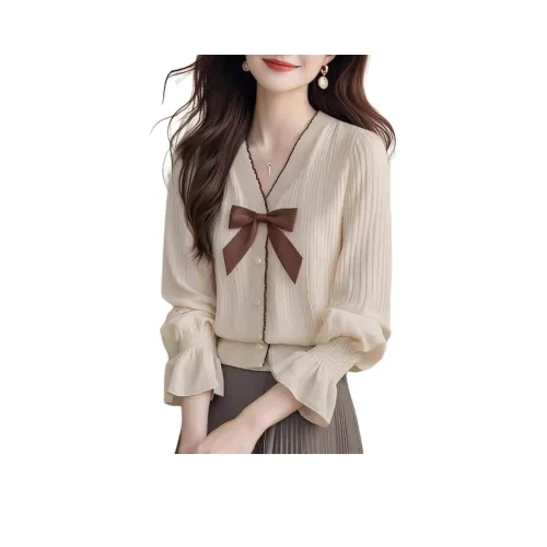 LADYXIEXIE Абрикос Женская Трикотажная