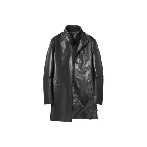 AHCN Натуральная кожа куртка мужская