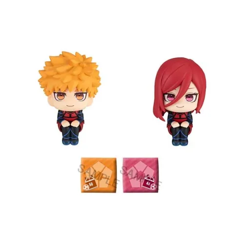 MegaHouse LOOKUP Blue Lock Kunigami Hioma Chigiri Наборы одежды с бонусным содержанием фигурки в стиле чиби