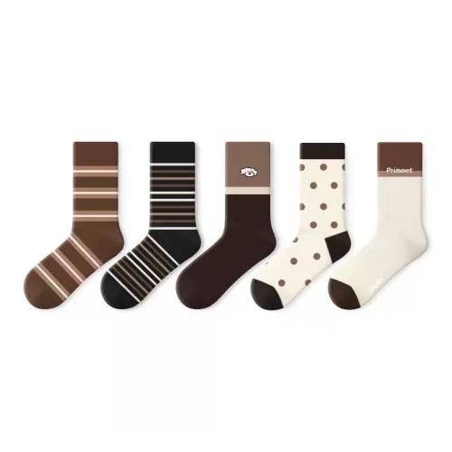 PRIMEET Носки Crew Женские упаковка из 5 пар