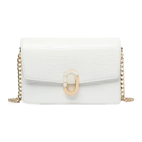 TUCANO PU (полиуретан) Сумка с цепочкой Сумка через плечо Маленькая Женская Экрю