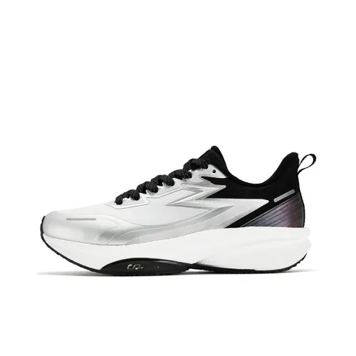 361° Rainproof Screen 8,0 Амортизация Износостойкий Низкий Топ Повседневные Беговые кроссовки Мужские Серебристо-белые