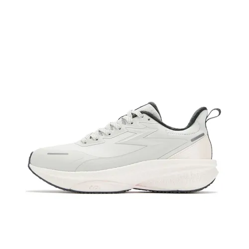 361° Rainproof Screen 8,0 Амортизация Износостойкий Низкий Топ Повседневные Беговые кроссовки Женские Антарктический серый