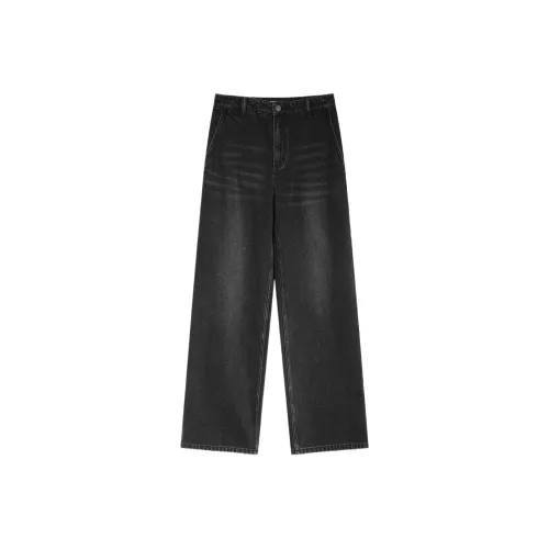 YEARLY PLAN Snowflake Black Women's Jeans YEARLY PLAN Снежинка Черный Женские Джинсы