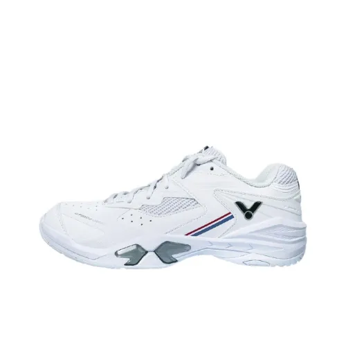 Victor Амортизация Износостойкая Низкая Обувь для Бадминтона Унисекс Белая