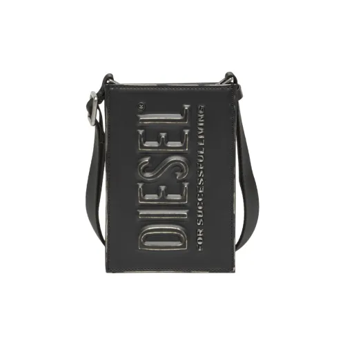 DIESEL Полиуретан Сумка через плечо Мини Унисекс Черная