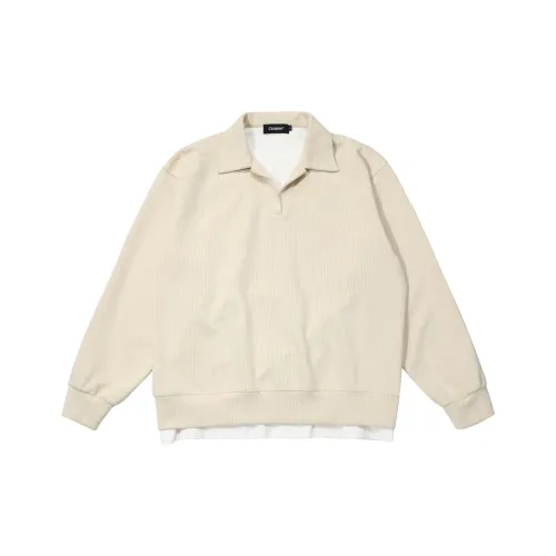 DAYNY Mock Двухкомпонентный Свитшот Seagull с воротником Унисекс