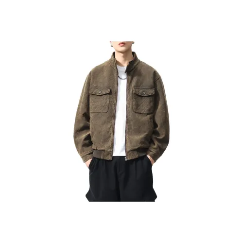 ZENGZHI Куртка Свободный крой Прямой крой Унисекс