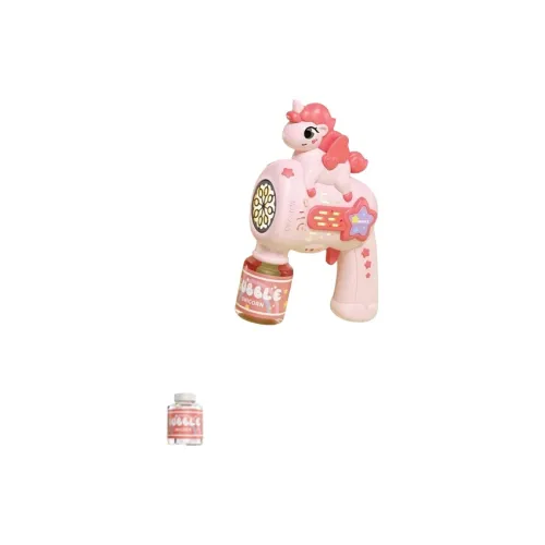 BEIBEIJIA Ручной Электрический Конфетно-розовый Единорог Пузыри