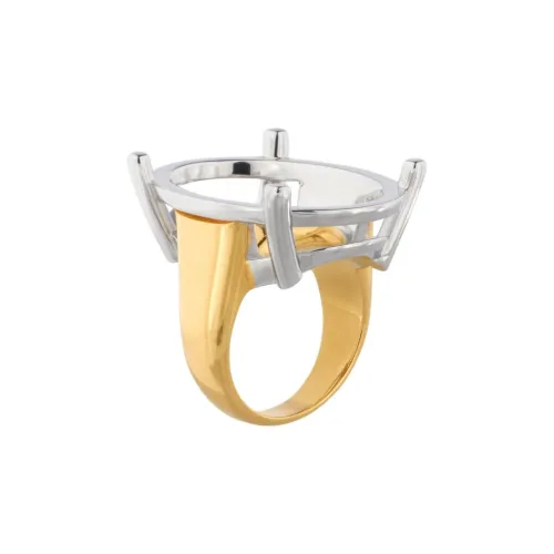 Balenciaga Латунь Кольца Женские Ярко-Серебряный Ярко-Золотой