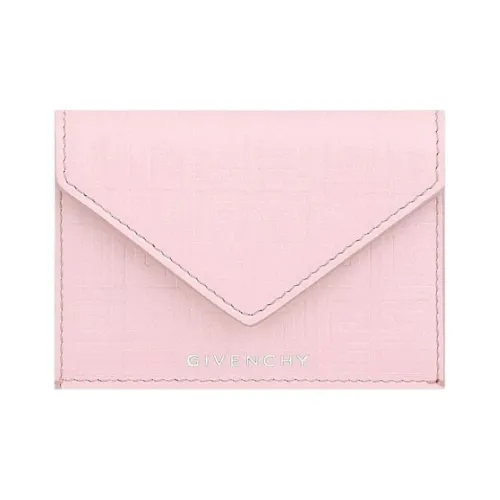GIVENCHY 4G Телячья кожа Кошелек Маленький Женский Розовый