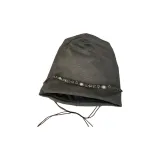 Кофе, Звезды, Бусины, Свободная шапка-бини