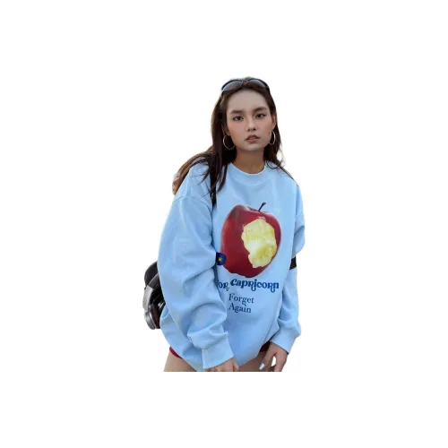 OURUOKE Синий Женский Свитшот