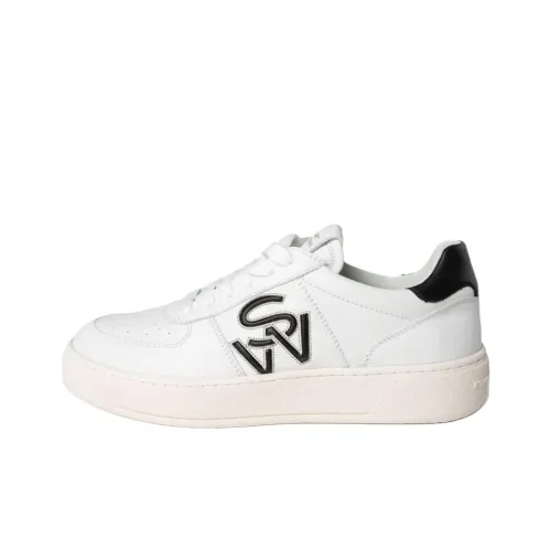 Stuart Weitzman SW Courtside Low Кроссовки для скейтбординга Женские Белые