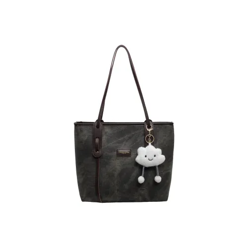 DIFFERENT FACES ПУ (полиуретан) Сумка через плечо Стандартная Женская Темный чай