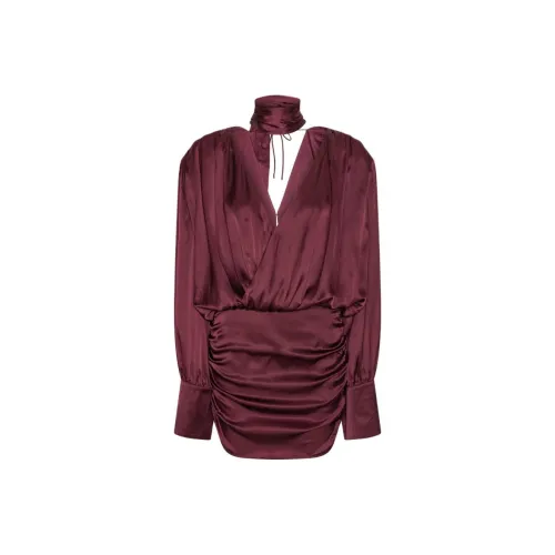 Rotate Длинное Платье с Длинными Рукавами Женское