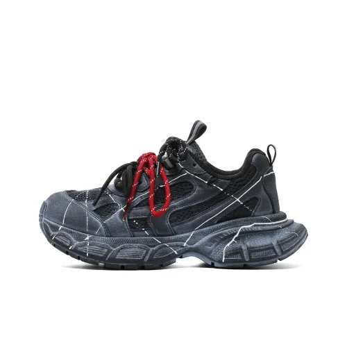 La Chapelle Амортизация Низкий Топ Толстая Подошва Кроссовки Женские