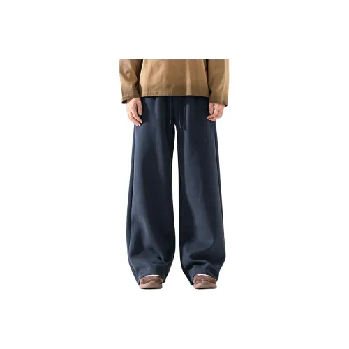 WOOD SOON Американские термические спортивные вязаные брюки для мужчин