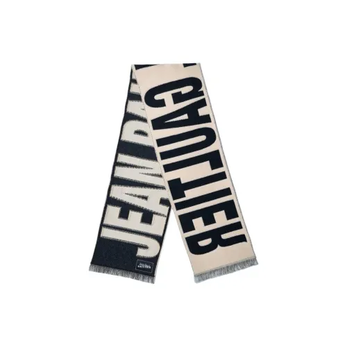 Шарфы из трикотажа Jean Paul Gaultier женские хаки черный