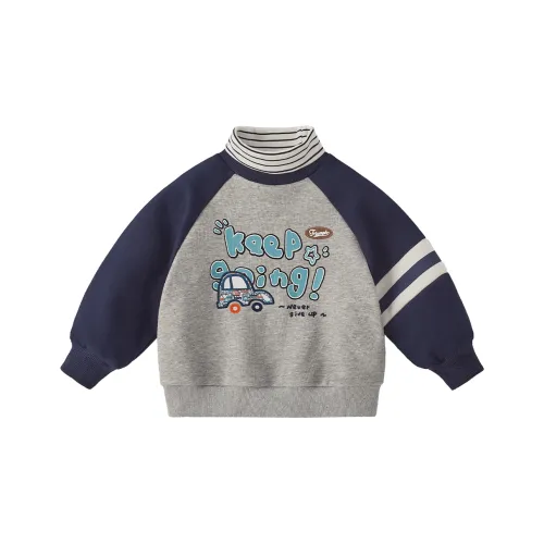 JELLYBABY Преппи стиль Color Block Пуловер Свитшот