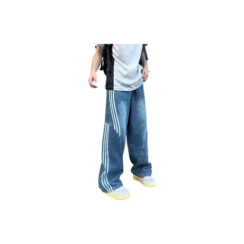 JIEPA Винтажные синие унисекс джинсы