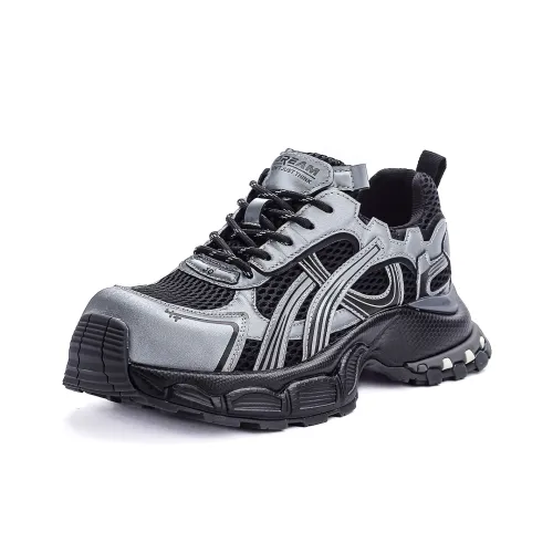 POOQ Низкие кеды с толстой подошвой Женские