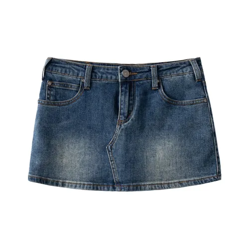 RJVO Винтажный синий женский джинсовый шорты