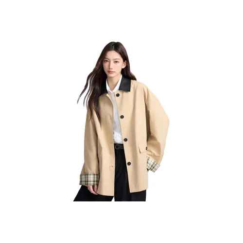 JOPPTI Khaki Женская тренч-куртка