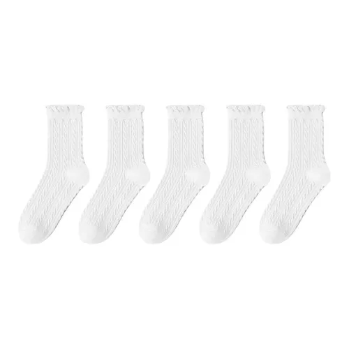 XIA.WA.ZHI.XIU Высокие носки для колена женские