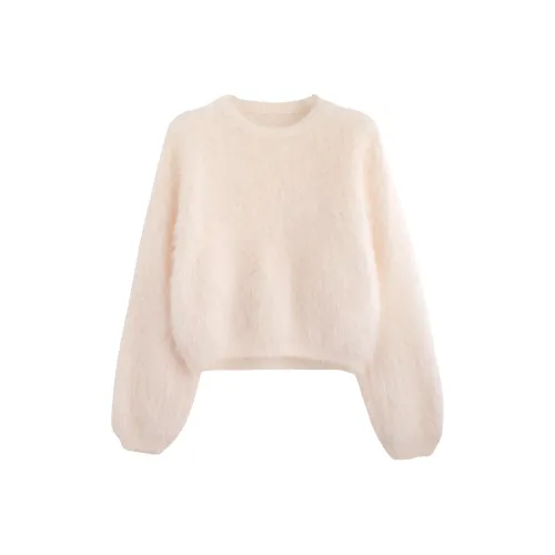 Tonlion Экрю Женские Свитера