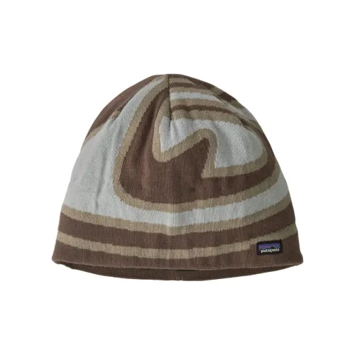 Patagonia Переработанный полиэстер Шапки-бини Мужской Коричневый