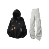 Чёрные + Светло-серые штаны