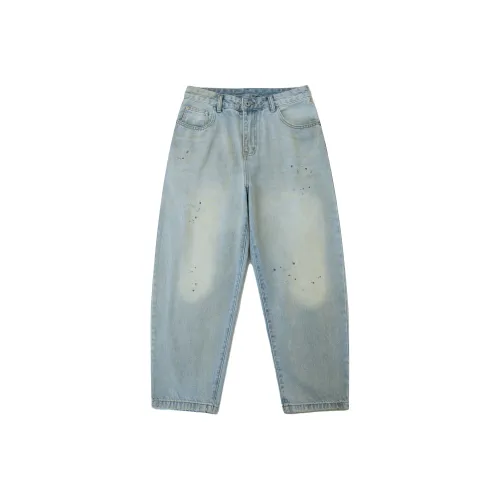 HYLHYL Blue Unisex Jeans HYLHYL Синий Унисекс Джинсы