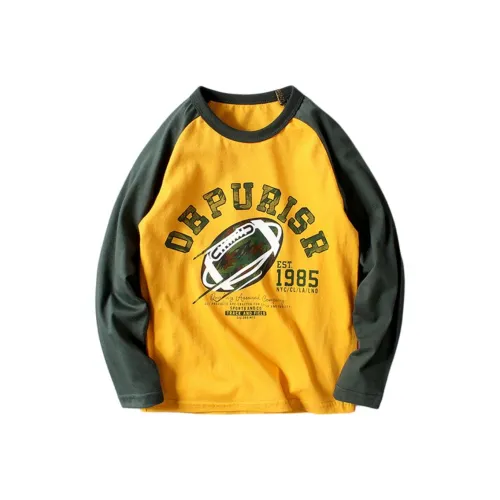 ЮЙЧЖАОЛИНЬ Желтая Детская Рубашка T