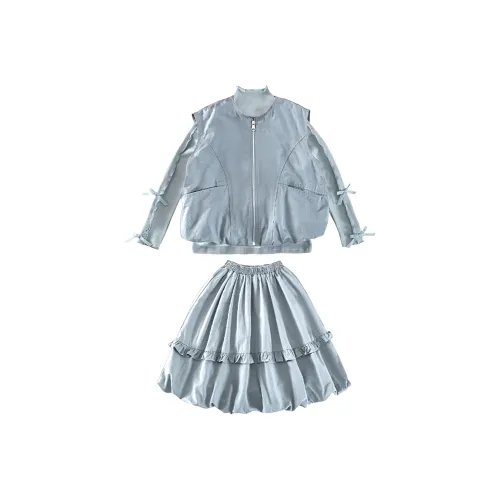 Because no THREE Комплект из трех предметов для детей с юбкой