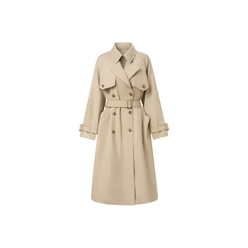 JOPPTI Khaki Тренчкот Женские Тренч