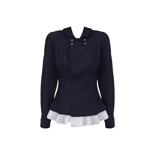 SKYA Темно-синие женские рубашки