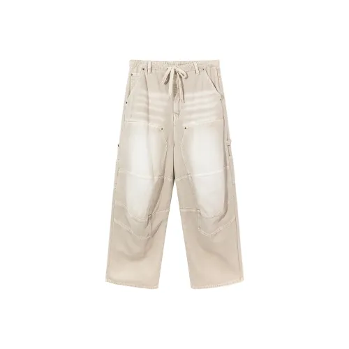 Ouyang Песочный цвет Почва Коричневый Женские Джинсы