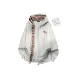 White & Gray & Pink [с флисовой подкладкой]