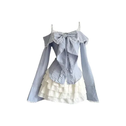 TIBINB Женские Комплекты с Юбкой