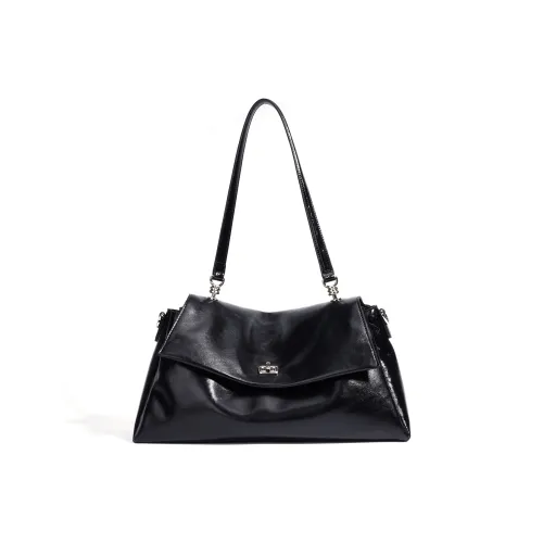 COURONNE Сумка через плечо из коровьей кожи среднего размера женская черная