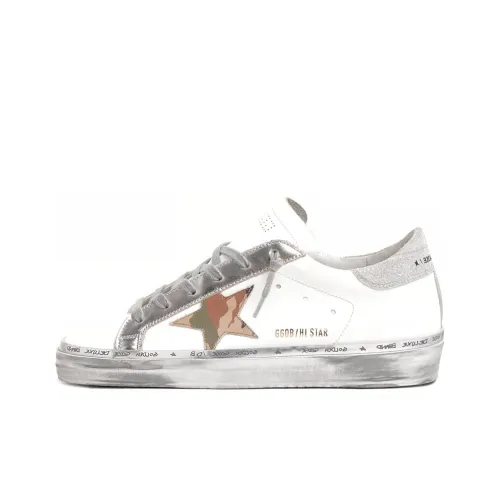 Golden Goose Hi Star Low Топ Скейтборд Кроссовки Женские Серый Белый