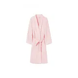 Вишневый цветок Розовый] 100% хлопок, ткань с текстурой, банные халаты - всесезонный